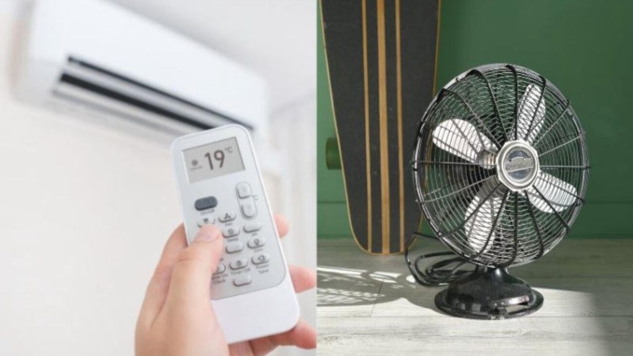 8 Cách Làm Khô Tất Nhanh Chóng Trong Mùa Mưa 3 Dùng quạt gió, điều hòa