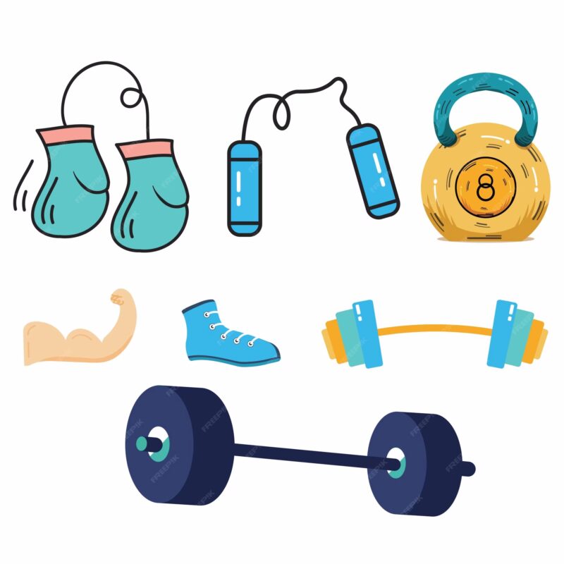 Gym clipart set 759312 47