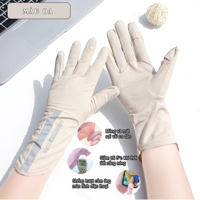Găng tay nữ chống nắng uv upf50+