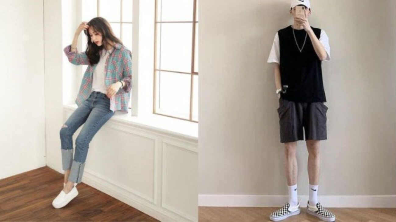 Giày Slip On Là Gì? Top 6 Mẫu Giày Và Cách Phối Cực Thời Trang 8 Phong cách nhẹ nhàng, dịu dàng